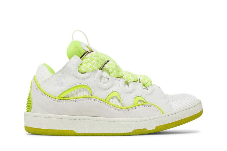 Lanvin Curb Sneakers 'White Fluo Yellow'