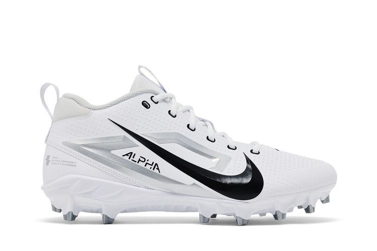Nike Alpha Menace 4 Varsity 'White Metallic Silver'