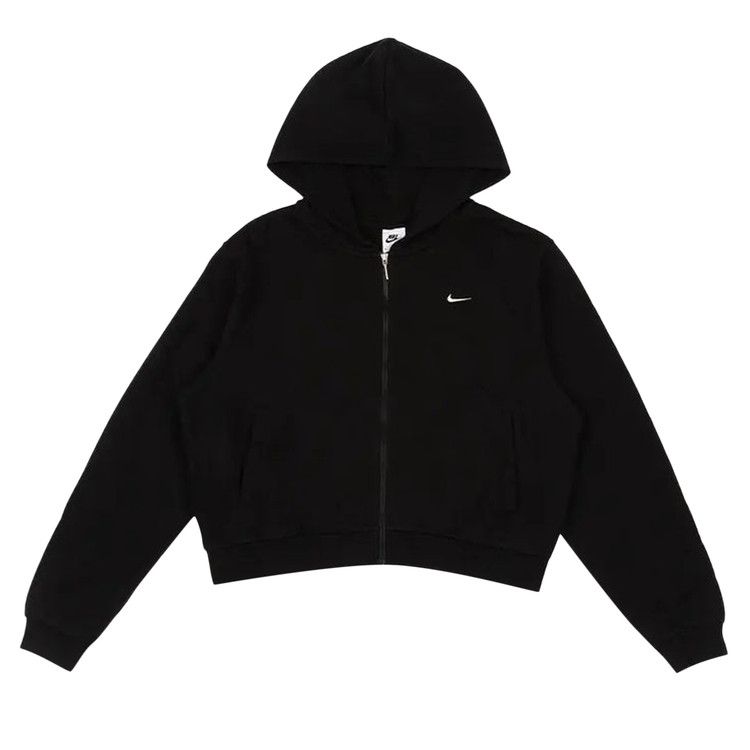 Nike NSW Chill Terry Loose FZ Hoodie 'Black/Sail'