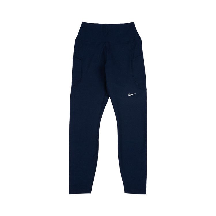 Nike One High-Waisted 7/8 Leggings 'Midnight Navy/White'