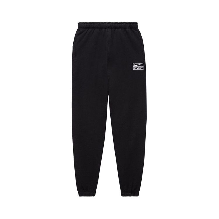 Nike x Stussy Fleece Sweatpants 'Black'