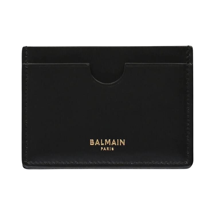 Balmain Leather Card Holder 'Black'