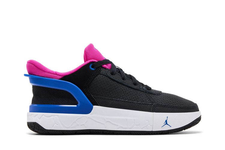 Air Jordan Day 1 EasyOn GS 'Black Fire Pink Royal'