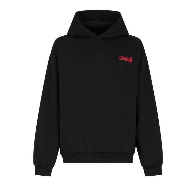 Marni Piggy And Logo Print On Sweatshirt 'Black'