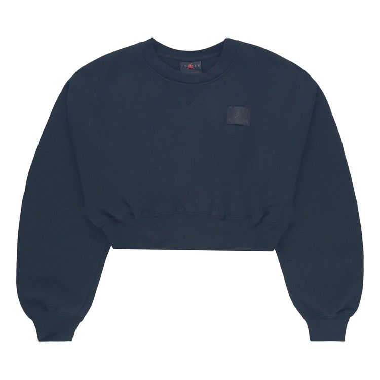 Air Jordan Flight Fleece Cropped Sweatshirt 'Black'