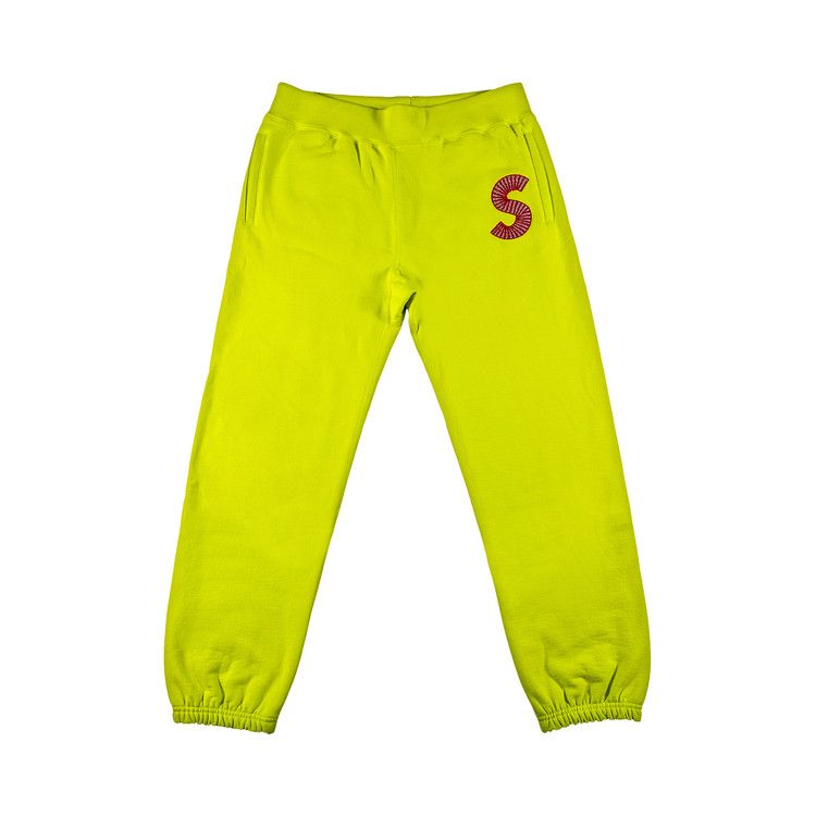Supreme S Logo Sweatpant 'Acid Green'