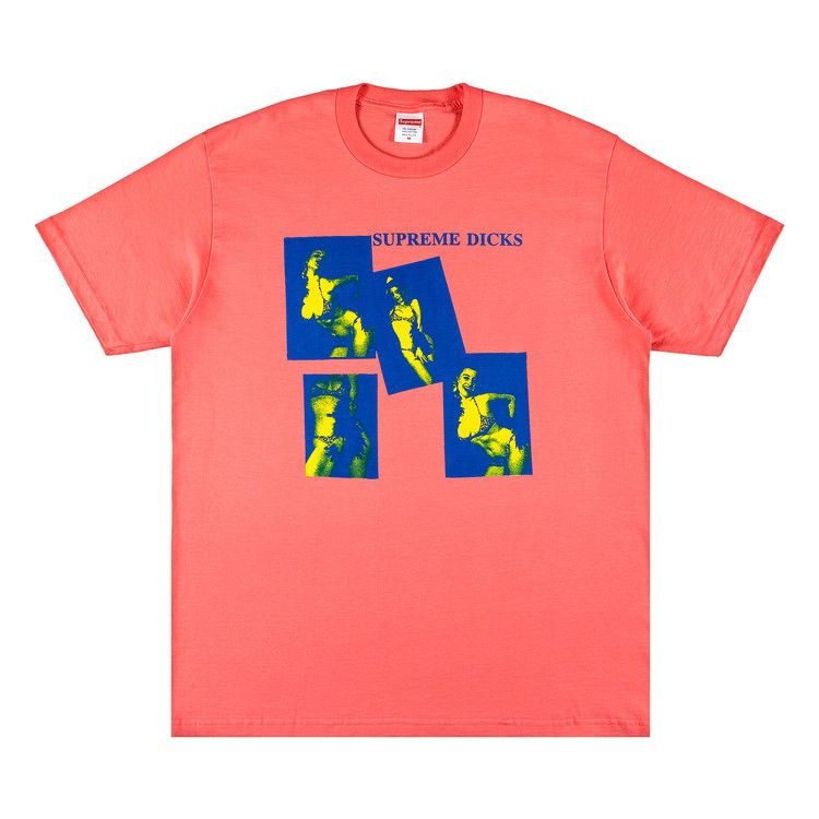 Supreme Dicks Tee 'Bright Coral'