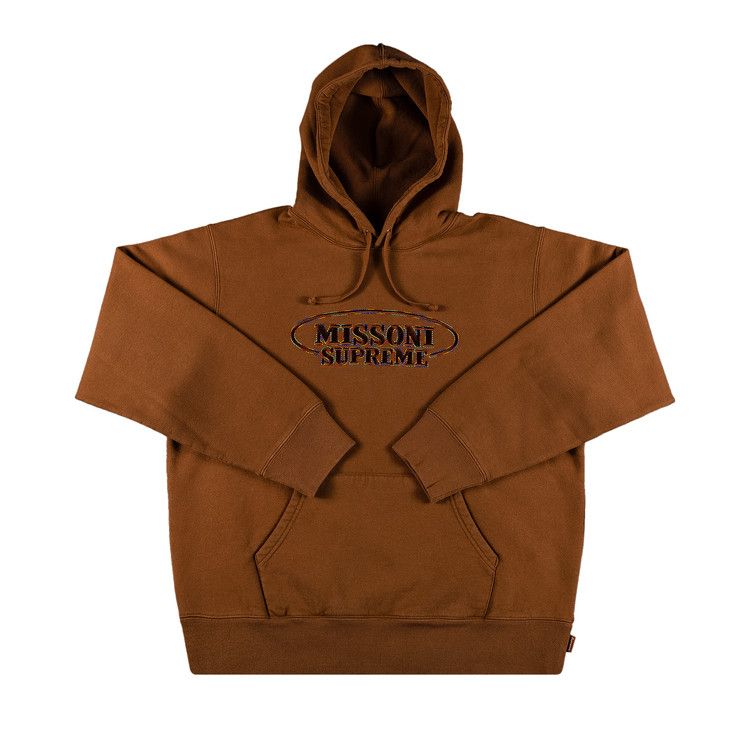 Supreme x Missoni Hooded Sweatshirt 'Brown'