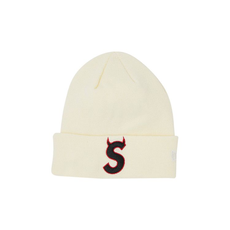 Supreme x New Era S Logo Beanie 'Natural'