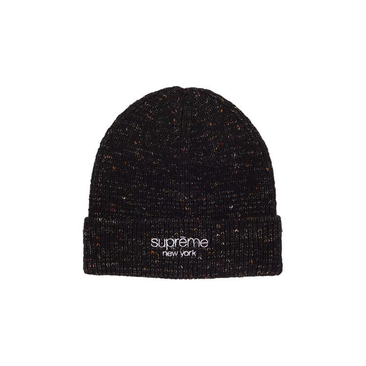 Supreme Rainbow Speckle Beanie 'Black'