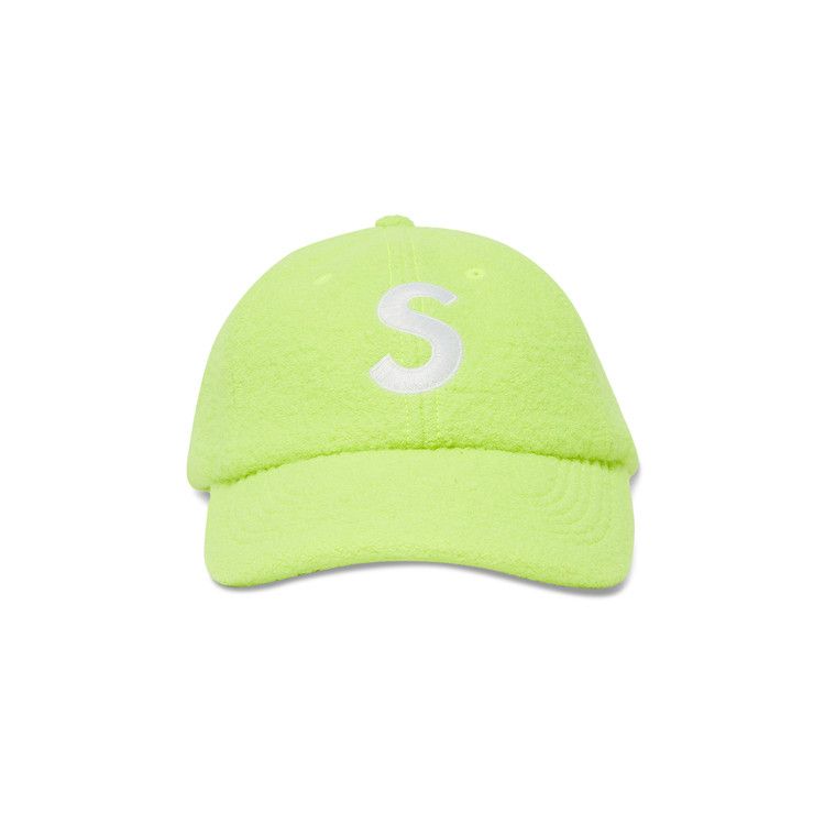 Supreme Boiled Wool S Logo 6-Panel 'Flurorescent Green'