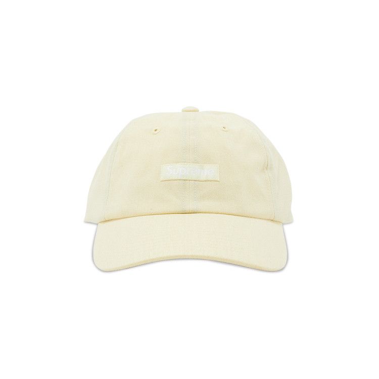 Supreme Brushed Cordura Small Box 6-Panel 'Pale Yellow'