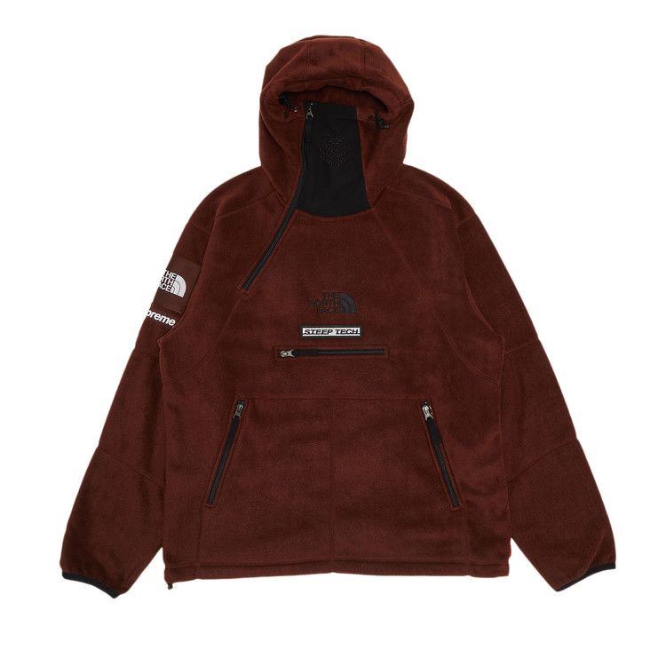 Supreme x The North Face Steep Tech Fleece Pullover 'Brown'
