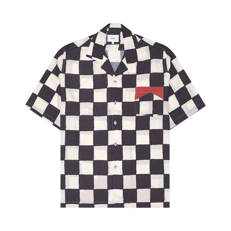 Rhude Checkered Shirt 'Ivory/Black/Red'