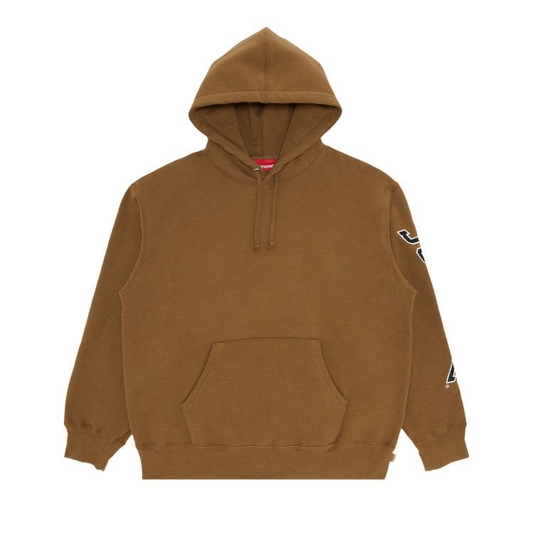 Supreme Sleeve Arc Hooded Sweatshirt 'Dark Khaki'