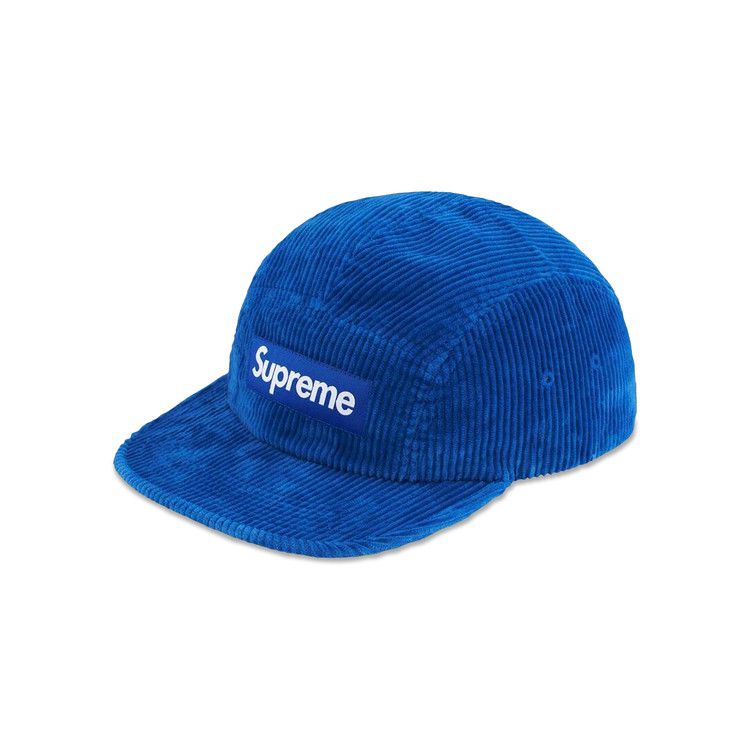Supreme Corduroy Camp Cap 'Royal'