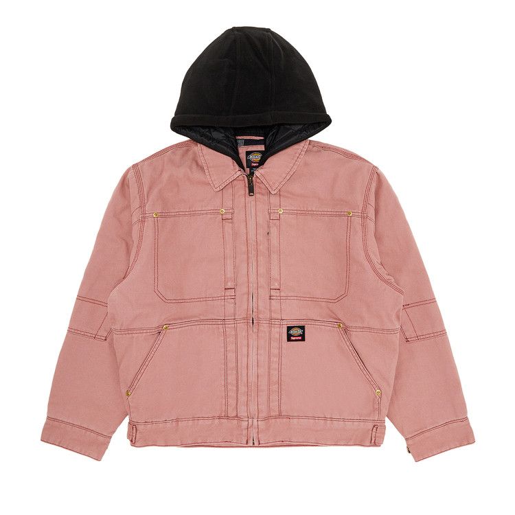 Supreme x Dickies Hooded Work Jacket 'Pink'