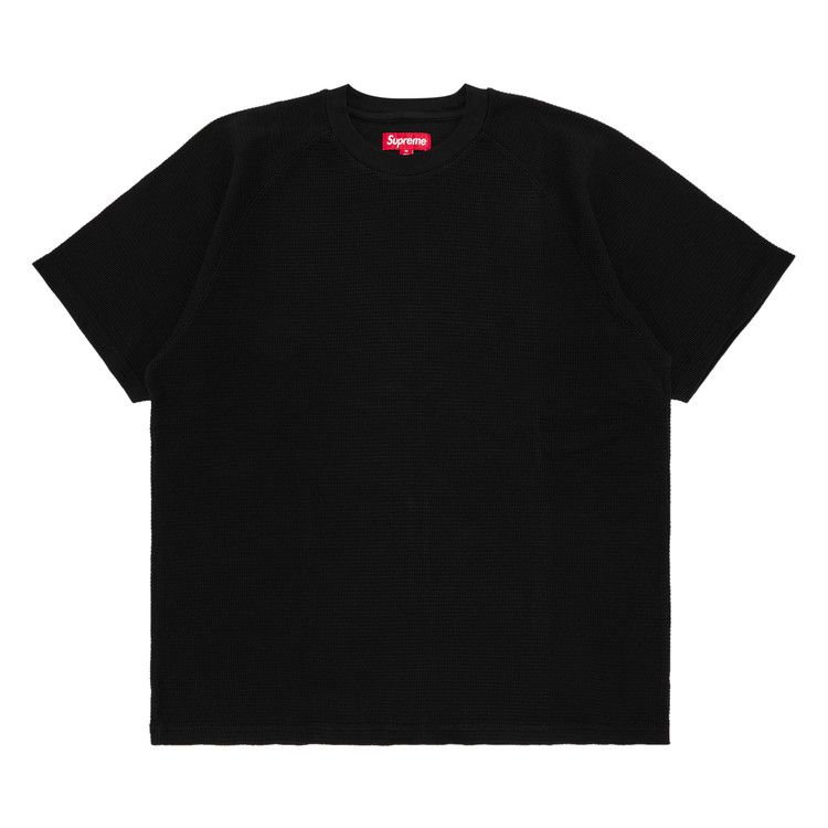 Supreme Stencil Thermal Short-Sleeve Top 'Black'