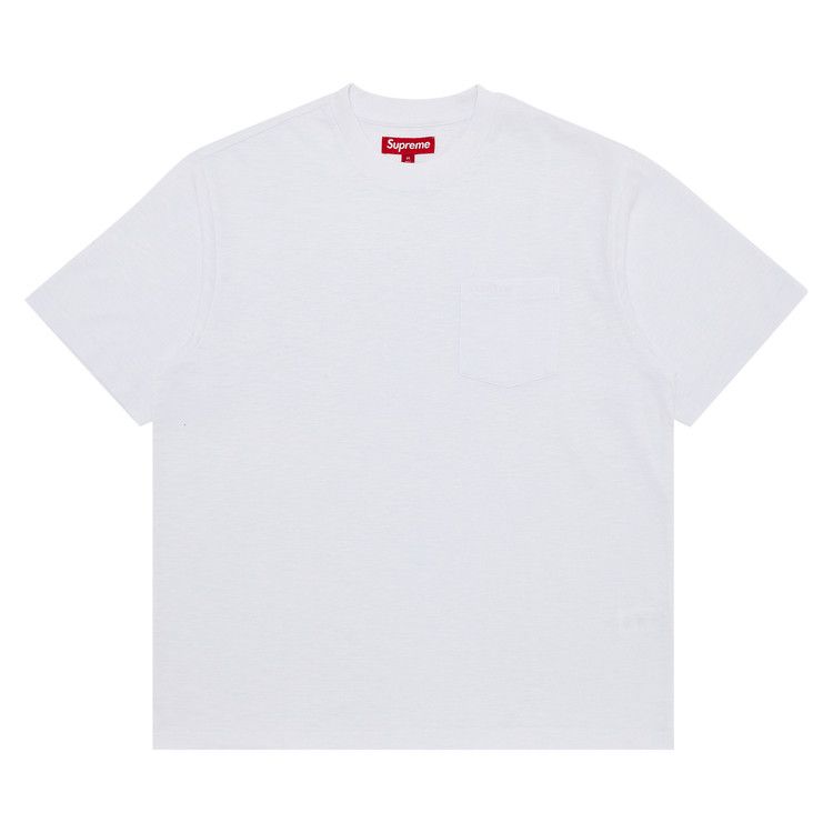 Supreme Short-Sleeve Pocket Tee 'White'