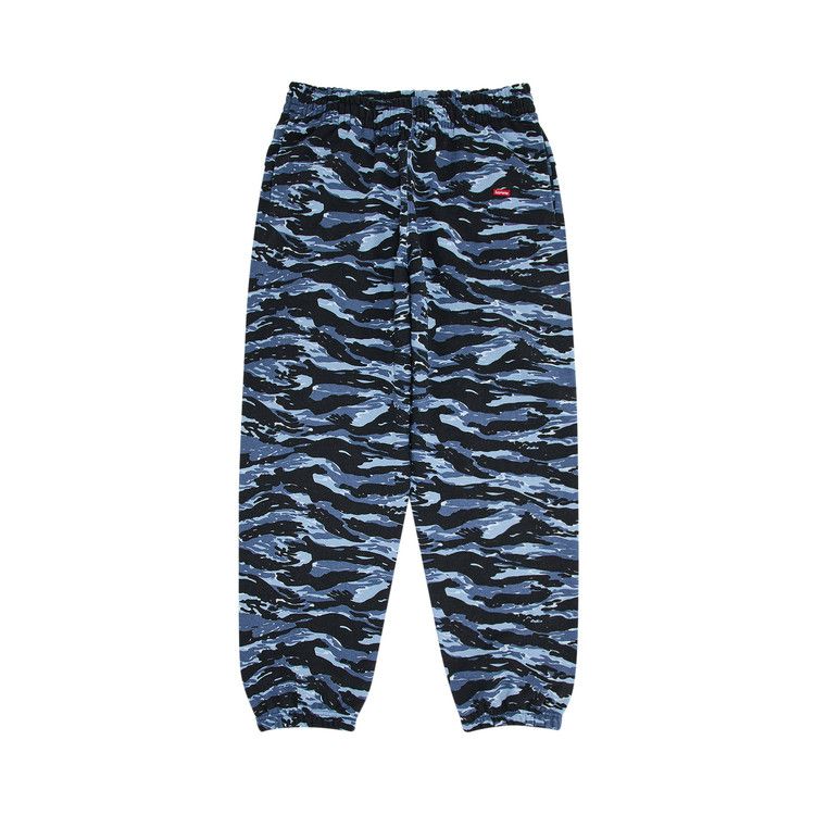 Supreme Small Box Sweatpant 'Blue Tiger Camo'