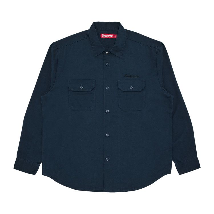 Supreme Snow White Work Shirt 'Light Navy'