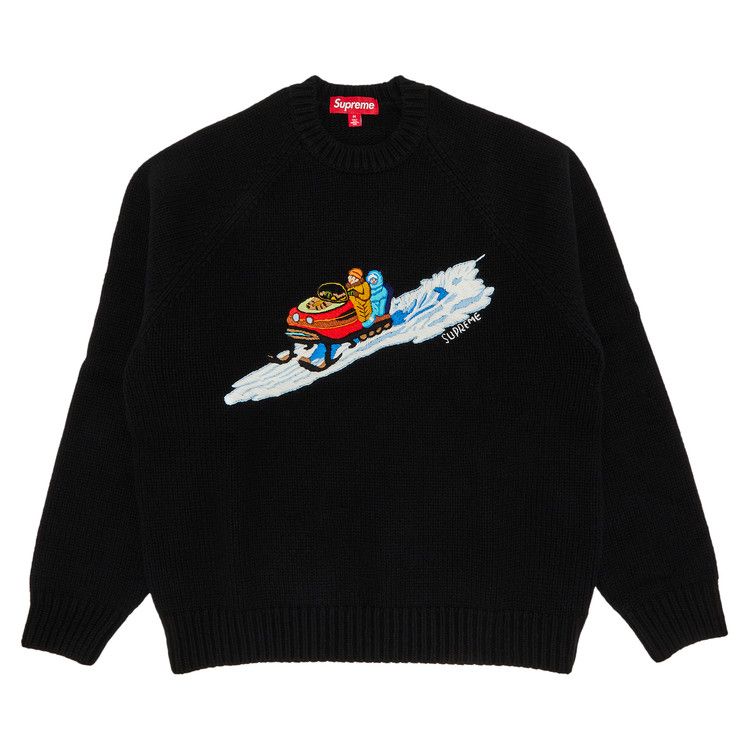 Supreme Snowmobile Sweater 'Black'
