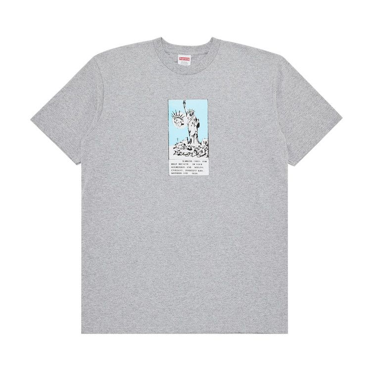 Supreme Liberty Tee 'Heather Grey'