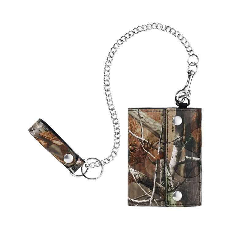Supreme Leather Chain Wallet 'Realtree AP Camo'