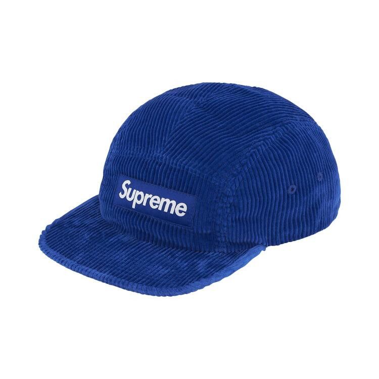 Supreme Corduroy Camp Cap 'Royal'