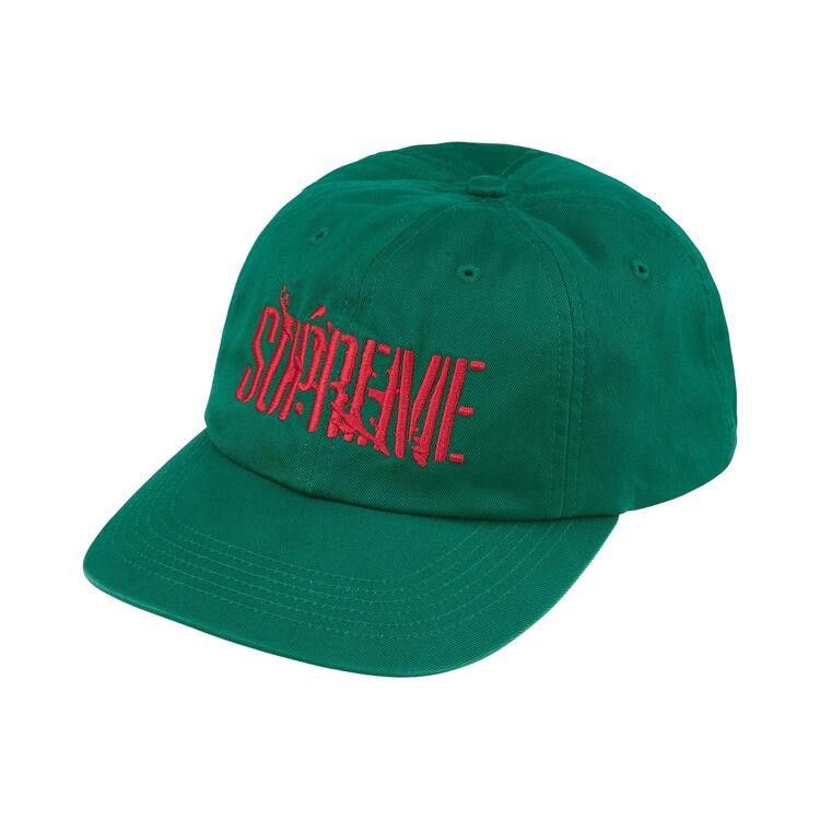 Supreme Splatter 6-Panel 'Dark Green'