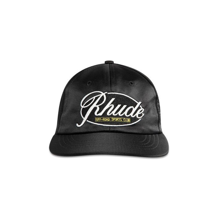 Rhude Sports Club Curved Brim Hat 'Black'