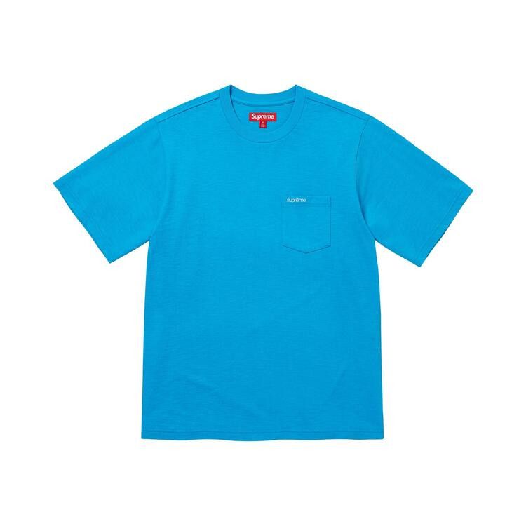 Supreme Short-Sleeve Pocket Tee 'Bright Blue'
