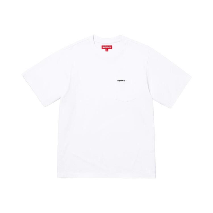 Supreme Short-Sleeve Pocket Tee 'White'