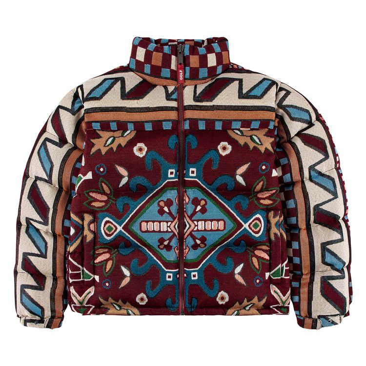 GOLF WANG Rug Puffer Jacket 'Multicolor'