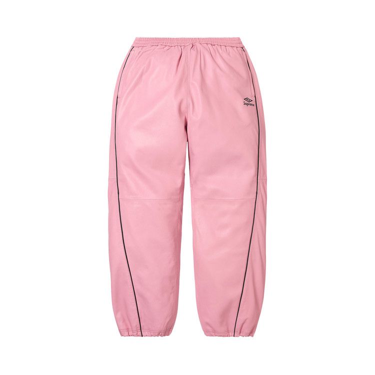 Supreme x Umbro Leather Track Pant 'Pink'