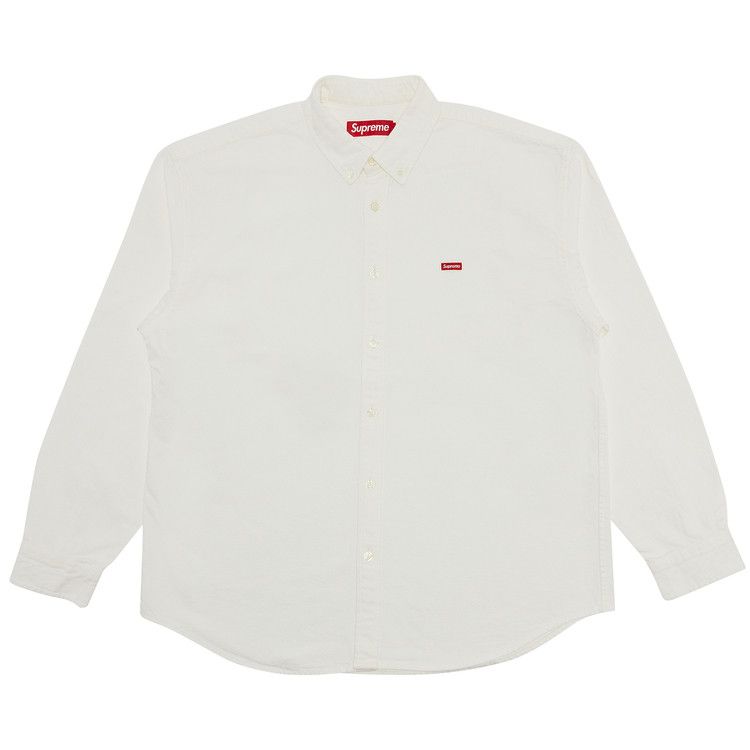 Supreme Small Box Denim Shirt 'White'