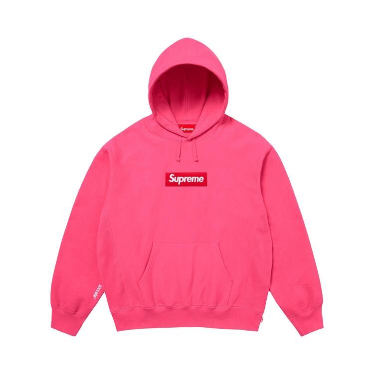 Supreme Box Logo Hooded Sweatshirt 'Magenta'