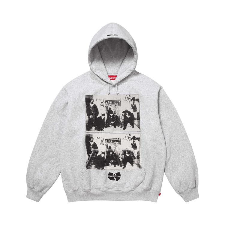 Supreme x Wu-Tang Clan Hooded Sweatshirt 'Ash Grey'