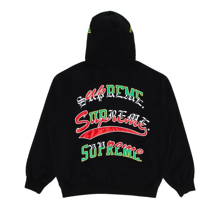 Supreme Multi Logos Hooded Sweatshirt 'Black'