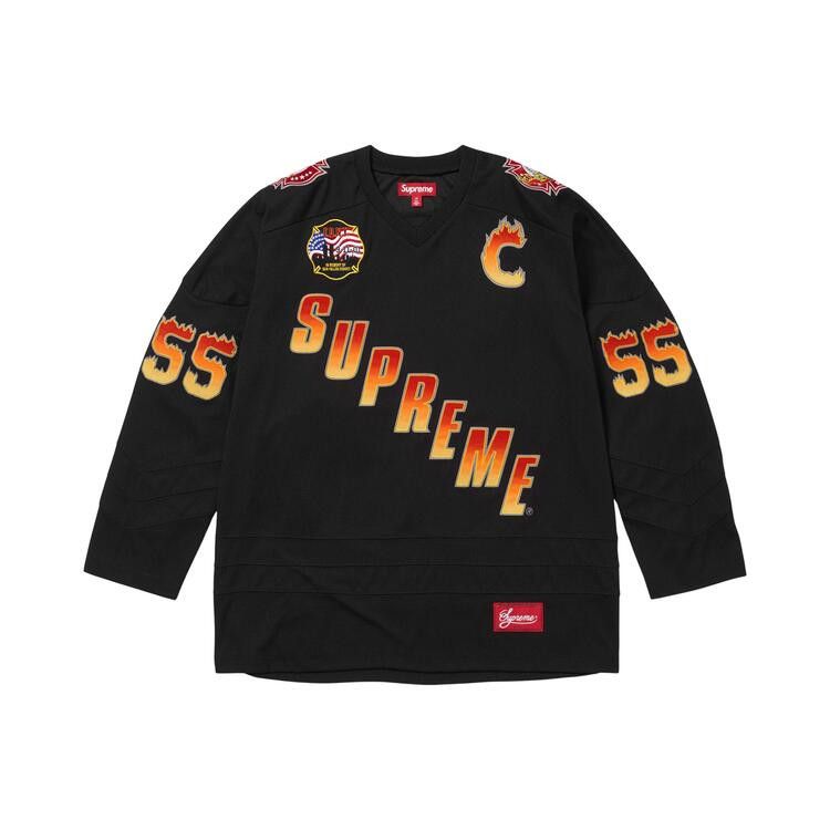 Supreme x Fdny Hockey Jersey 'Black'