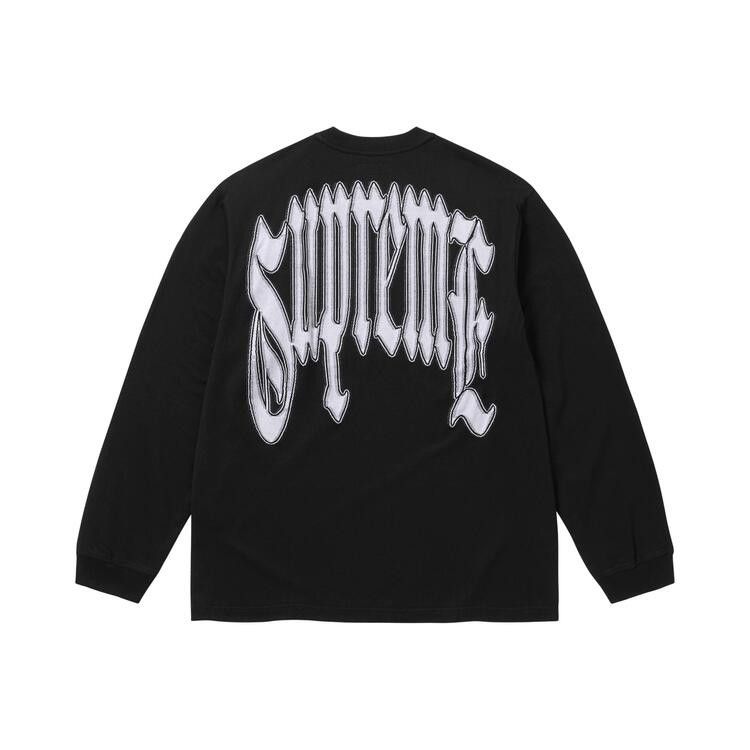 Supreme Intarsia Long-Sleeve Top 'Black'