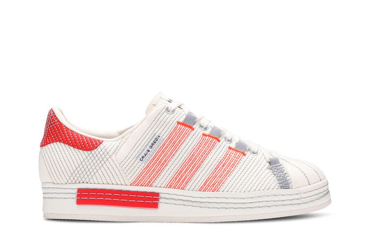 Craig Green x adidas Superstar 'Off White Bright Red'