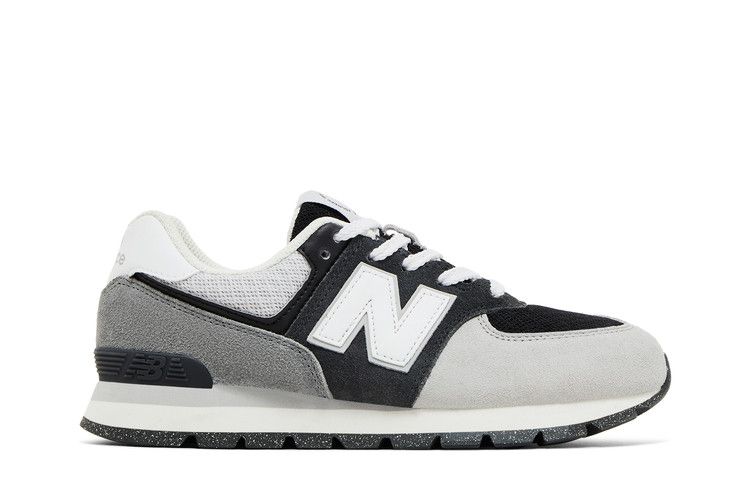 New Balance 574 Big Kid 'Blacktop White'