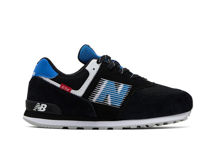 New Balance 574 Big Kid 'Speed - Black Cobalt'