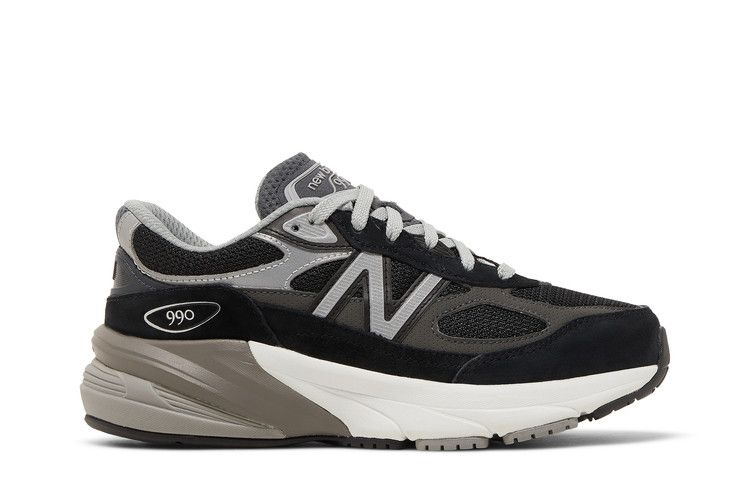 New Balance 990v6 Big Kid 'Black Silver'