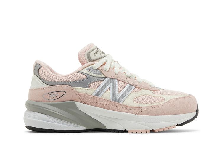 New Balance 990v6 Big Kid Wide 'Pink Haze'