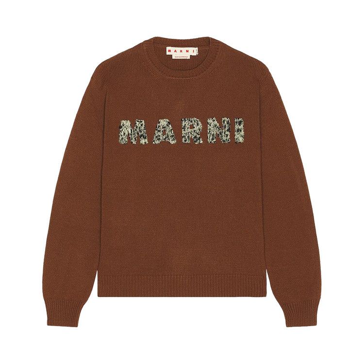 Marni Roundneck Sweater 'Maroon'