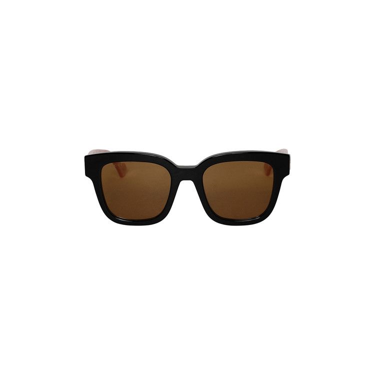 Gucci Glossy Square Sunglasses 'Black'