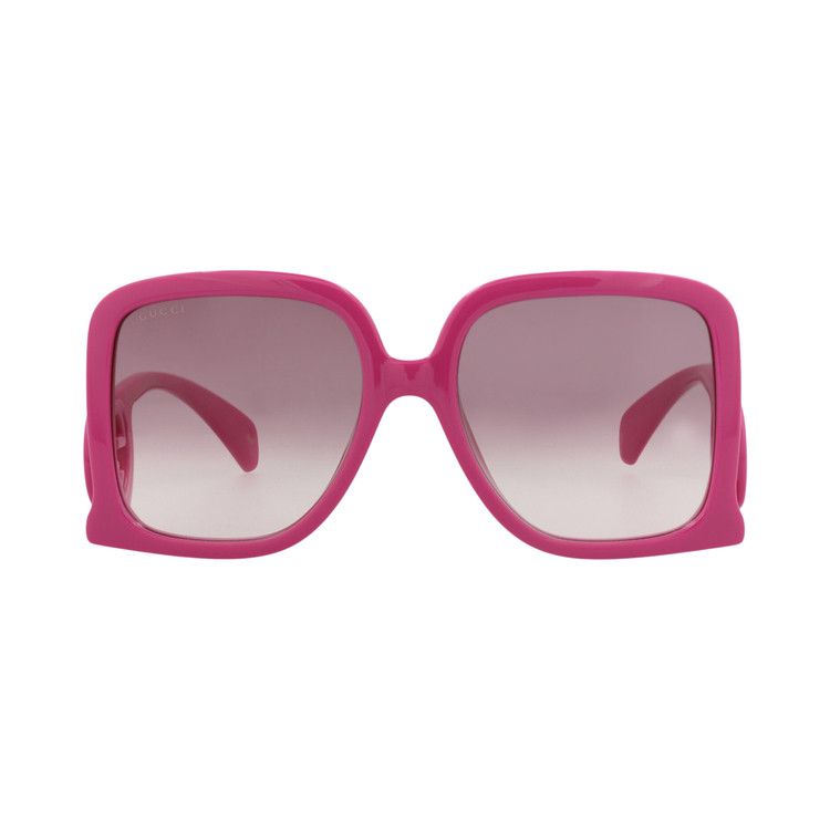 Gucci Square Injection Sunglasses 'Fuchsia/Violet'