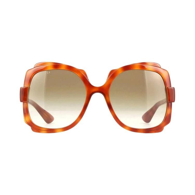 Gucci Square Sunglasses 'Brown'